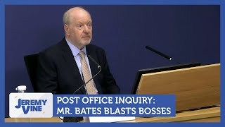 Post Office Inquiry: Alan Bates blasts bosses | Jeremy Vine