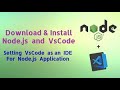| Setup | How to Run Node.js in Visual Studio Code | SetUp Node.js in VSCode On Windows 11