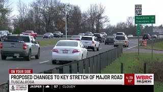 Proposed changes to key stretch of major road in Tuscaloosa
