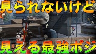 撃てるけど撃たれない！水工場の最強ポジション！【荒野行動】