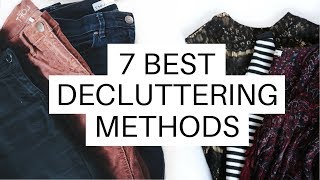 7 EFFECTIVE DECLUTTERING METHODS | declutter your life