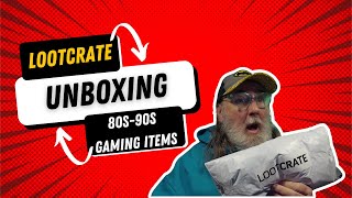 LootCrate | 80s - 90s Gaming Items | Unboxing