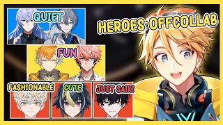 Wilson's First Impression of Niji JP Heroes on Off Collab