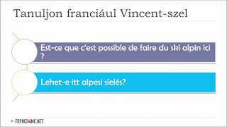5 perc alatt franciául I Hogyan kezdd el a tanulást  # 5