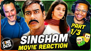 SINGHAM Movie Reaction Part (1/3)! | Ajay Devgan | Prakash Raj | Kajal Aggarwal