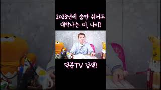 2023년 상반기 숨만 쉬어도 XX띠는 대박난다?! #shorts