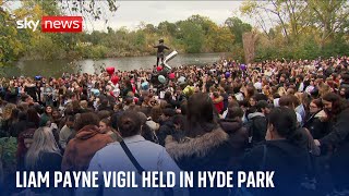 Liam Payne death: One Direction fans hold memorial in Hyde Park