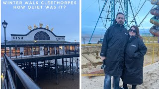 Cleethorpes Beach - Winter Walk December 2024 | How Quiet was it? | RNLI Update