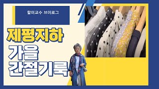 제일평화시장에서 가을 간절기룩을 찾다 | 잠깐 걸쳐만 볼게요 | 숏자켓, 브라우스와 바지,원피스, 면셔츠,니트조끼와 가디건, 캐쥬얼 | DongdaemunMarket,SEOUL