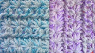 PUNTO ESTRELLA A CROCHET/STAR STITCH #2