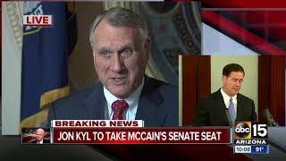 Jon Kyl selected to replace Sen. John McCain