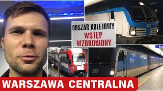 Spędziłem popołudnie z pociągami: Warszawa Centralna i Śródmieście WKD