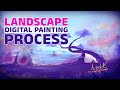 Landscape Painting | Procreate | Alight creative Studio