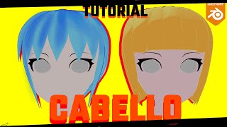 CREA CABELLO COMO UN PRO EN BLENDER l TUTORIAL DE CABELLO EN BLENDER