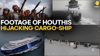 Yemen's Houthis releases video of seizing 'Israeli-linked ship' | WION Originals