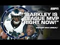 SAQUON BARKLEY NFL MVP!? 🤯 Reaction to Saquon Barkley's CAREER NIGHT over LA Rams | Get Up