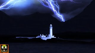Loud Thunderstorm Sounds (NO RAIN) | Heavy Thunder, Lightning Strikes and Wind for Sleeping