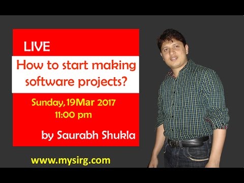 How to start making software projects? | LIVE Seminar How to start making software projects? | LIVE Seminar