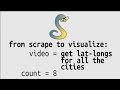 Python: getting latitudes and longitudes for all Craigslist cities