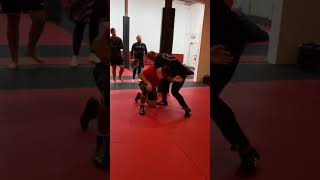 Josh Barnett demonstrating Standing Chokes at Grappling Mastery