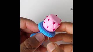 DIY How To Make Miniature Realistic Food Items with clay | Polymer clay mini food tutorial | #shorts