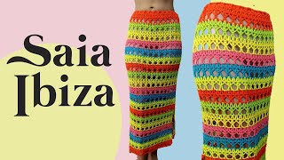 Saia de Crochê Ibiza por Noemi Fonseca