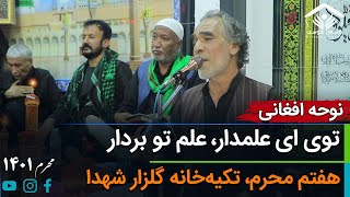 نوحه افغانی؛ تو ای علم‌دار، علم تو بردار | محمد علی مرادی