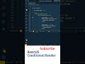 React Telugu: Conditional Rendering in React, ReactJS Tutorial, Learn React JS, React JS Telugu