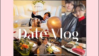 【date vlog】後編: わいゎぃ夫婦の誕生日デート⭐️サプライズ祭り👀/ラスイート神戸を満喫！最高すぎた！！！