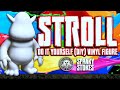 Stroll DIY vinyl figure from SpankyStokes & Strangecat Toys - Pure | White | Customizable | Goodness