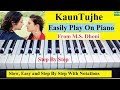 Kaun tujhe ( MS Dhoni ) Easy Piano Tutorial Step By Step With Notes