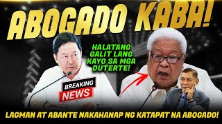 MAKAPANINDIG BALAHIBONG SINAGOT NI ATTY.  GUEVARA SI LAGMAN ABANTE/CASTRO/LUISTRO/QUIMBO/FINISH KAYO