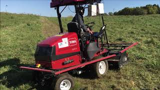 Field testing our robotic mower