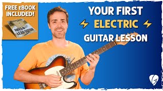 Your First Electric Guitar Lesson | Beginner’s Guide to Riffs, Rhythm, and Melodies