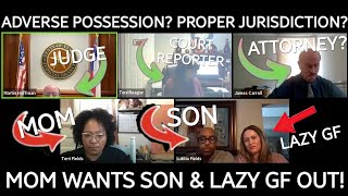 mom wants son out NOW! but case has procedural and jurisdiction issue!