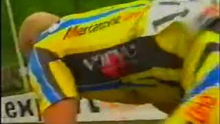 Scatto di Marco Pantani alla Cascata del Toce, Canelli - Cascata del Toce, Giro d'Italia 2003