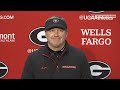 georgia football head coach kirby smart georgia tech postgame press conference