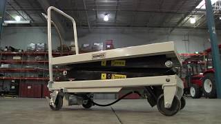 Roughneck Air/Hydraulic Lift Table Cart - 770lb. Capacity