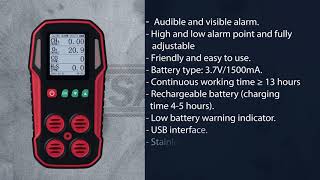 BESANTEK BST-MG09 Multi-Gas Detector