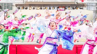 [4K] 夢源風人　高知よさこい祭り 2023 本祭2日目 (中央)