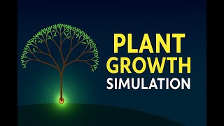 Relaxing Plant Growth Simulation 🌱 | Beautiful Fractal Animation in Java