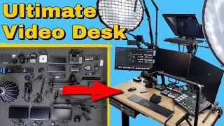Live Streaming Video Desk Setup / YouTube Studio Setup / Desk Tour