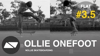 OLLIE ONEFOOT（片足オーリー） [スケボー HOWTO #3.5]