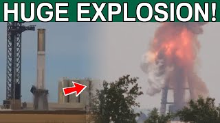 Big Explosion During Raptor Engine Testing, Huge Damage.... Next Starship Launch?