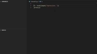 How to create a simple calculator using only two lines of Python Code.