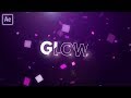 Glow Text Particle Reveal Animation in After Effects - After Effects Tutorial | No Plugins Required