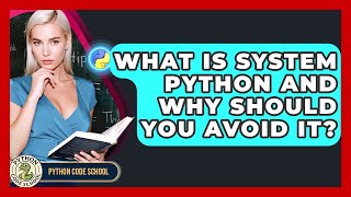 What Is System Python And Why Should You Avoid It? - Python Code School