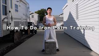How To Do Iron Palm Training