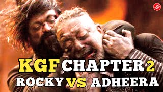 KGF CHAPTER 2 ENDING FIGHT SCENE II ROCKY VS ADHEERA FULL FIGHT SCENE IN HINDI II INDIAN SAGA