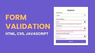 How to Implement Form Validation: HTML5 & JavaScript